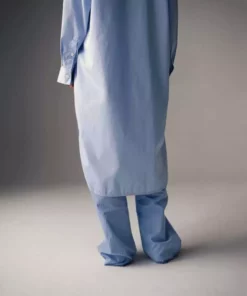 Tekla Fashion Jewellery Poplin Night Shirt - Shirt Blue