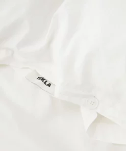 Tekla Home Living Percale Duvet Cover - Broken White