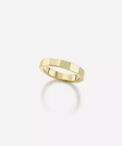 Jessica McCormack Fashion Jewellery 14 Sided Yellow Gold Band