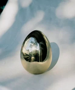 Fourth St. Egg Sculpture - Brass