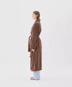 Tekla Classic Bathrobe - Lima Stripe New Arrivals