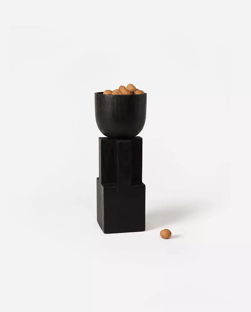 Arno Declercq Goblet Bowl - Black Home Living 1 Arno Declercq Goblet Bowl - Black Home Living