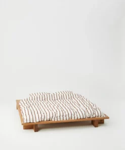 Tekla Cotton Percale Pillowcase - Anholt Stripes - Pair Home Living