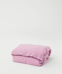 Tekla Percale Duvet Cover - Mallow Pink Home Living 5 Tekla Percale Duvet Cover - Mallow Pink Home Living