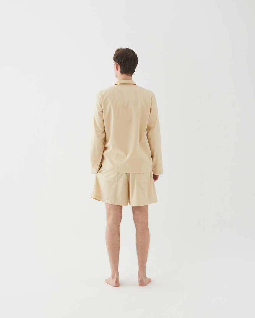 Tekla Fashion Jewellery Poplin Sleep Shirt - Khaki 4 Tekla Fashion Jewellery Poplin Sleep Shirt - Khaki