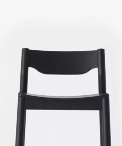 Resident Tangerine Stool With Back