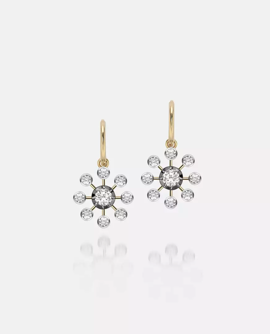 Jessica McCormack Fashion Jewellery Gypset Bloom - Dandelion Diamond Earrings 1 Jessica McCormack Fashion Jewellery Gypset Bloom - Dandelion Diamond Earrings