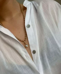 Jessica McCormack Ball N Chain Pendant - Diamond Old Mine Cut