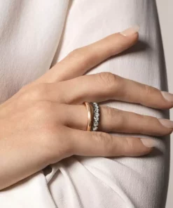 Jessica McCormack Fashion Jewellery 3mm Ring - Rose Gold