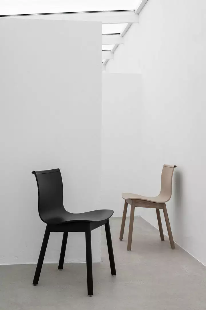Massproductions Furniture Lighting Serif Chair - Wooden Base 6 Massproductions Furniture Lighting Serif Chair - Wooden Base