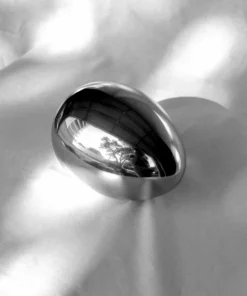 Fourth St. Egg Sculpture - Brass