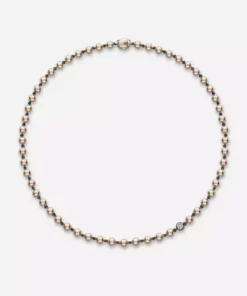 Jessica McCormack Fashion Jewellery Ball N Chain Necklace - Diamond
