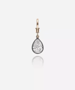 Jessica McCormack Ball N Chain Pendant - Diamond Pear Shaped