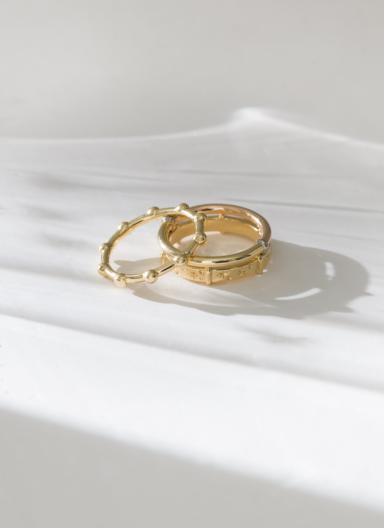 Jessica McCormack Fashion Jewellery Fairtrade Gold Band - Bobble 3 Jessica McCormack Fashion Jewellery Fairtrade Gold Band - Bobble