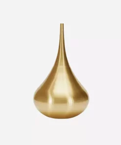 Tom Dixon Drop Beat Vessel - Polished Brass