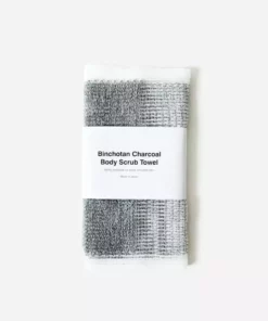 Morihata Binchotan Charcoal Body Scrub Towel Home Living 5 Morihata Binchotan Charcoal Body Scrub Towel Home Living
