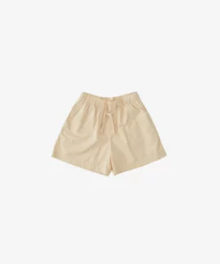 Tekla Poplin Sleep Shorts - Khaki