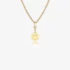 Jessica McCormack Happy Pendant - Smiley Face Oval Diamond Eyes Fashion Jewellery