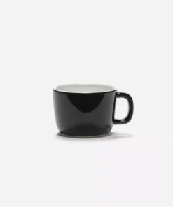 Serax Black Cappuccino Cup - Passe Partout By Vincent Van Duysen