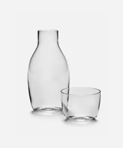 Serax Carafe With Glass - Passe Partout By Vincent Van Duysen Home Living