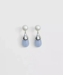 Sophie Buhai Audrey Earrings - Chalcedony Fashion Jewellery