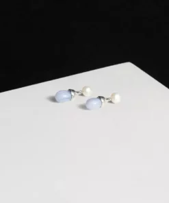 Sophie Buhai Audrey Earrings - Chalcedony Fashion Jewellery
