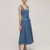Emilia Wickstead Petra Denim Dress Fashion Jewellery
