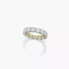 Jessica McCormack Fashion Jewellery Diamond Eternity Band - Round Brilliant Diamond Claw Set 5.38ct