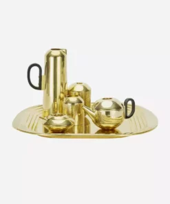 Tom Dixon Form Tea Caddy - Brass