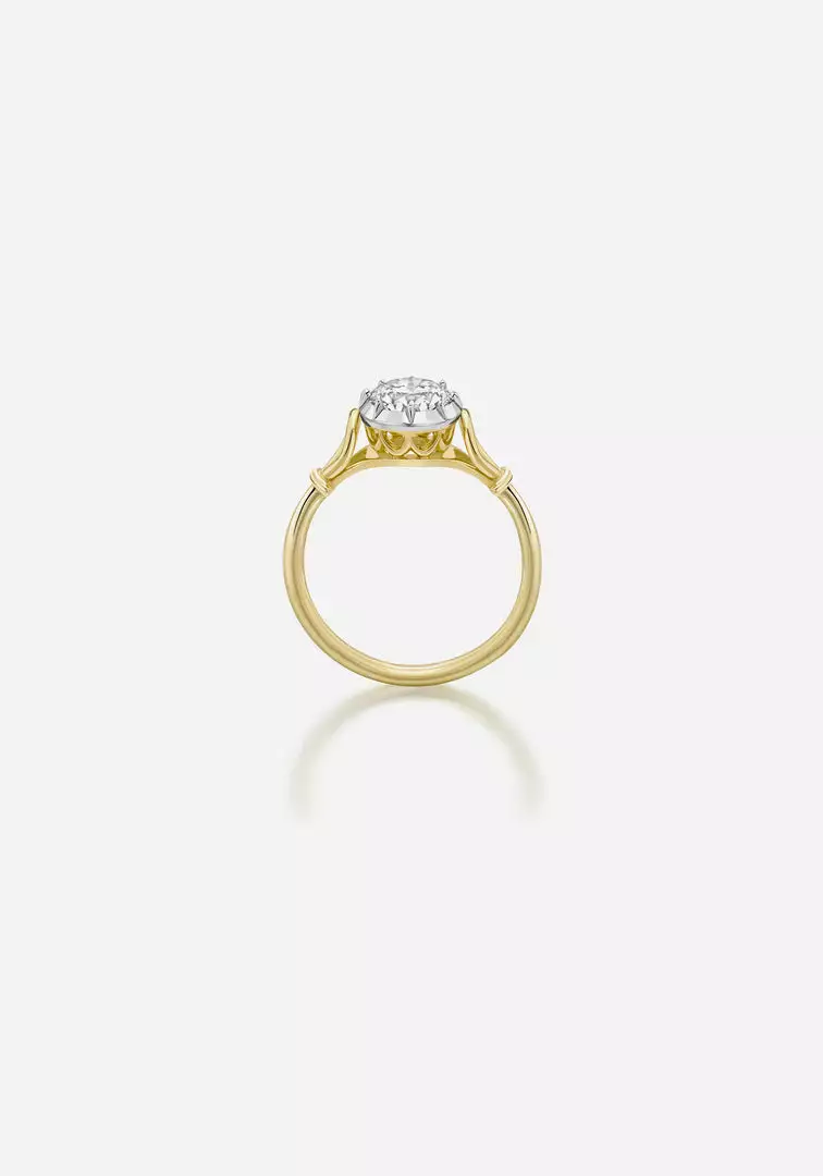 Jessica McCormack Fashion Jewellery Georgian Loop Diamond Ring - Round Brilliant Cut 1.0ct 2 Jessica McCormack Fashion Jewellery Georgian Loop Diamond Ring - Round Brilliant Cut 1.0ct