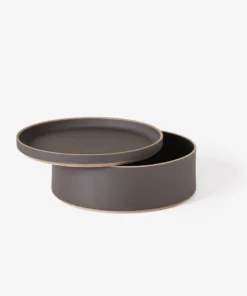 Hasami Porcelain Plate - Black Home Living
