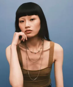 Jessica McCormack Fashion Jewellery Signature Necklace - 30" Space Bar Belcher Chain