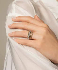 Jessica McCormack Diamond Eternity Band - Cut-Down Medium Diamond Blackened Gold