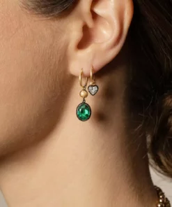 Jessica McCormack Fashion Jewellery Signature Diamond Gypsets - Heart Shaped Blackened Gold 7 Jessica McCormack Fashion Jewellery Signature Diamond Gypsets - Heart Shaped Blackened Gold