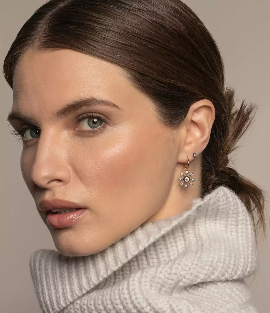 Jessica McCormack Fashion Jewellery Gypset Bloom - Dandelion Diamond Earrings 2 Jessica McCormack Fashion Jewellery Gypset Bloom - Dandelion Diamond Earrings