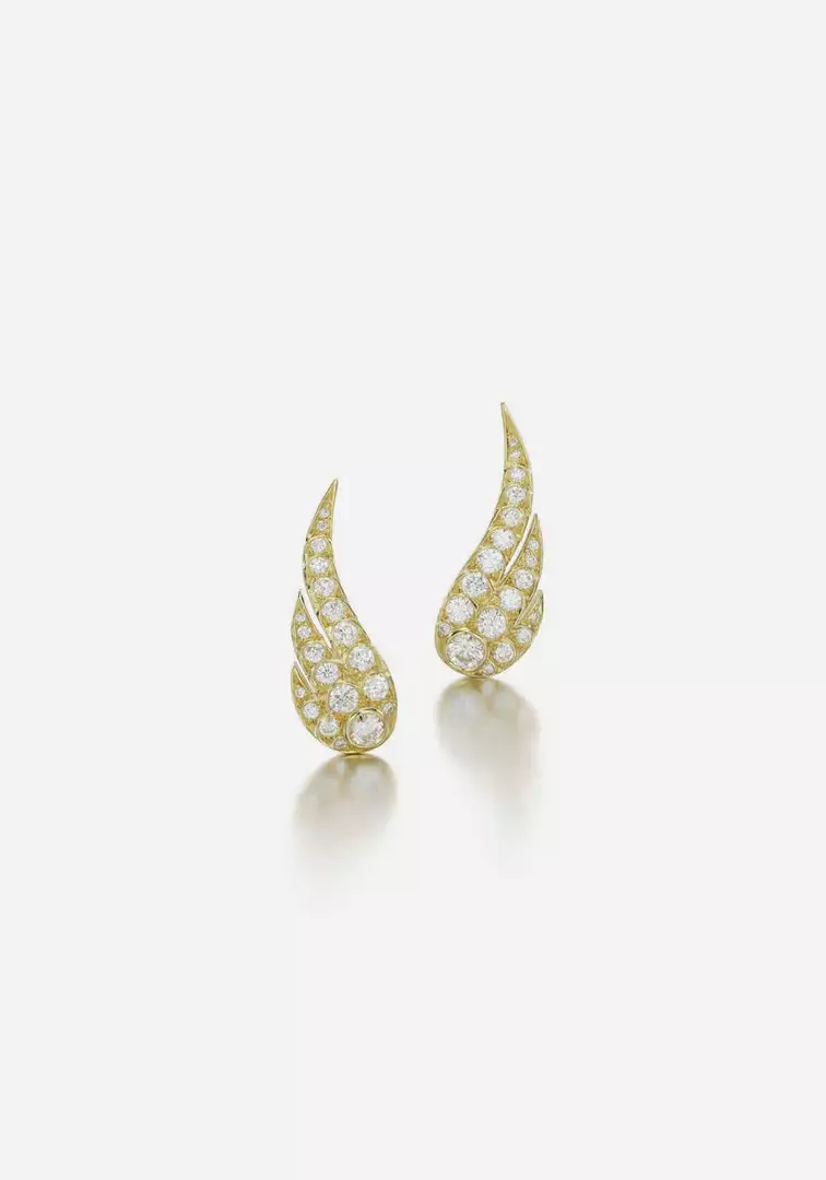 Jessica McCormack Mini Wing Of Desire Diamond Earrings 1 Jessica McCormack Mini Wing Of Desire Diamond Earrings