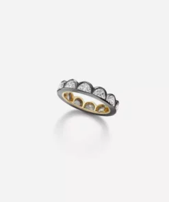 Jessica McCormack Fashion Jewellery Moonshine Ring - Diamond Eternity Ring