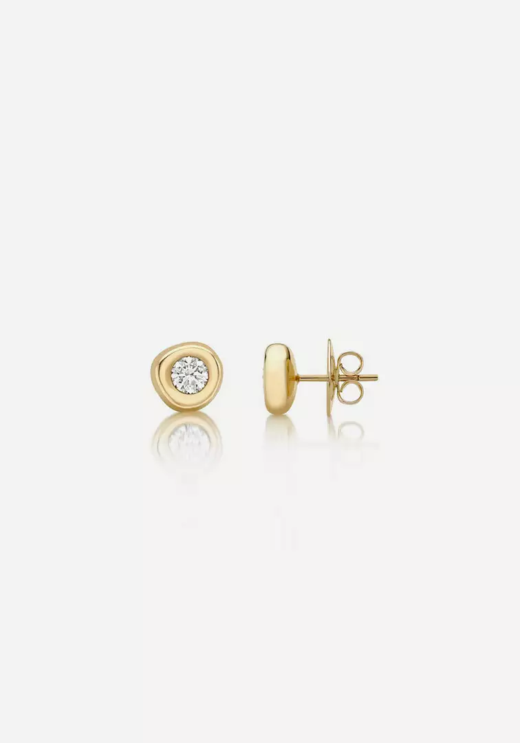 Jessica McCormack On The Rocks Earrings - 0.50ct Diamond Studs 2 Jessica McCormack On The Rocks Earrings - 0.50ct Diamond Studs