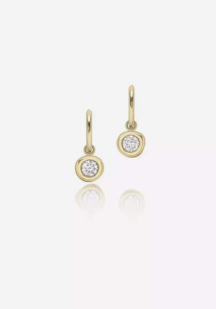 Jessica McCormack Fashion Jewellery On The Rocks Earrings - 0.20ct Diamond Gypsets 1 Jessica McCormack Fashion Jewellery On The Rocks Earrings - 0.20ct Diamond Gypsets