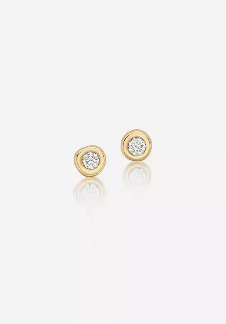 Jessica McCormack On The Rocks Earrings - 0.50ct Diamond Studs 1 Jessica McCormack On The Rocks Earrings - 0.50ct Diamond Studs