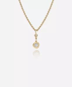 Jessica McCormack Fashion Jewellery On The Rocks Pendant - 0.90ct Round Diamond And Gold