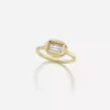 Jessica McCormack On The Rocks Ring - 0.79ct Baguette Cut Diamond East-West Ring Fashion Jewellery