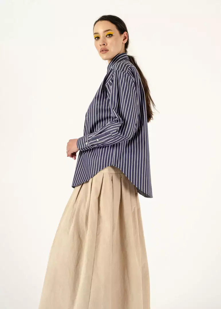 Penny Sage Maryse Shirt - Navy Stripe Fashion Jewellery 2 Penny Sage Maryse Shirt - Navy Stripe Fashion Jewellery