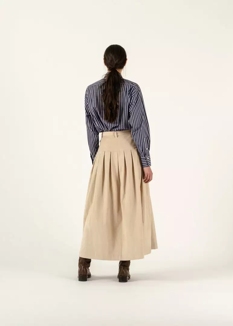 Penny Sage Iris Skirt - Almond Corduroy Fashion Jewellery 3 Penny Sage Iris Skirt - Almond Corduroy Fashion Jewellery