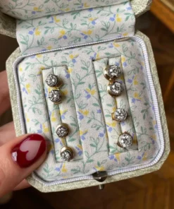 Jessica McCormack Signature Studs - Cut-Down Diamond In White Gold