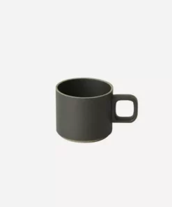 Hasami Porcelain Small Mug - Black Home Living