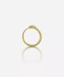 Jessica McCormack Snake Ring - Engraved Gold