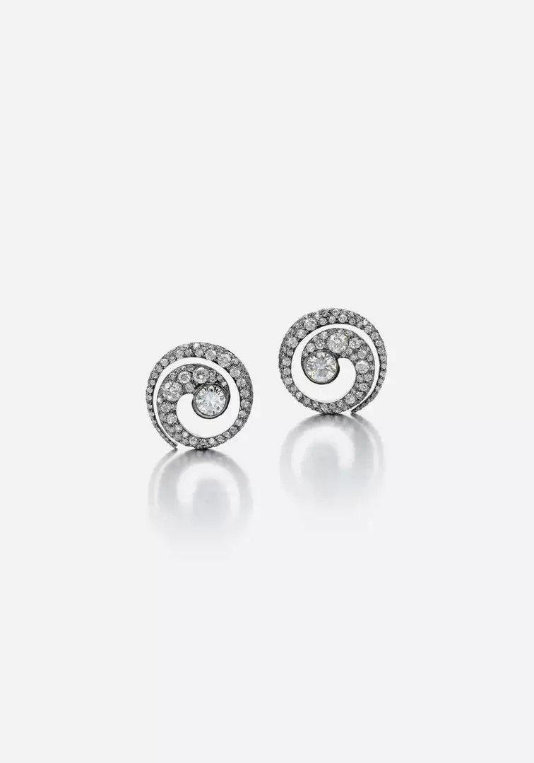 Jessica McCormack Tattoo Diamond Stud Earrings 2 Jessica McCormack Tattoo Diamond Stud Earrings