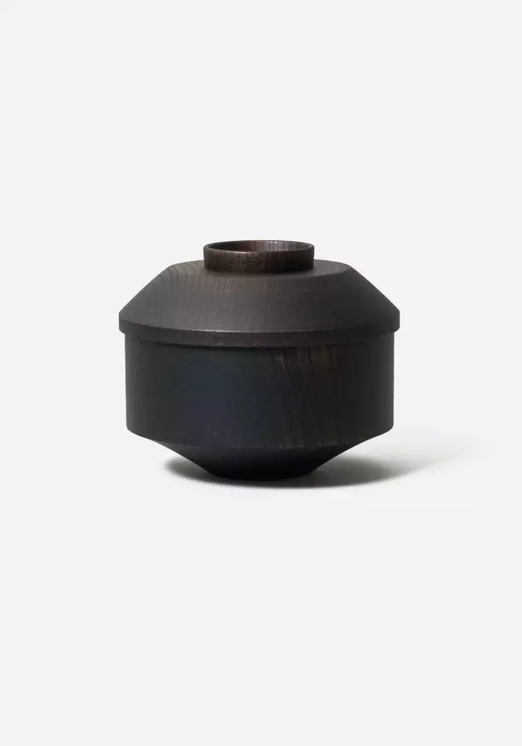 Morihata Tsumugi Wooden Bowl With Lid - Mentsuu 1 Morihata Tsumugi Wooden Bowl With Lid - Mentsuu