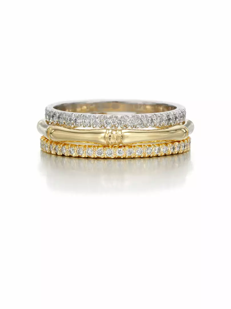 Jessica McCormack Super Fine Eternity Band - Yellow Gold Fashion Jewellery 4 Jessica McCormack Super Fine Eternity Band - Yellow Gold Fashion Jewellery